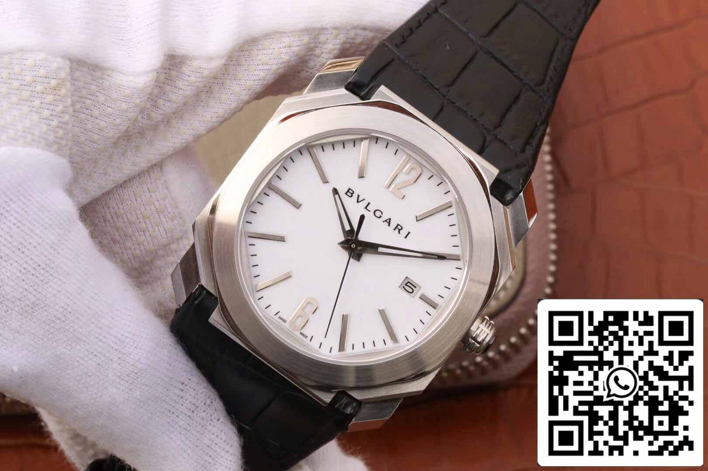 Bvlgari Octo 102779 OC41C6SLD 1:1 edición mejor cuadrante blanco