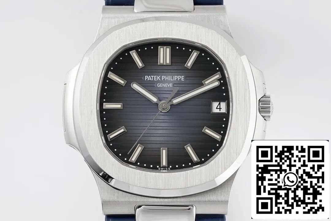 Patek Philippe Nautilus 5711 1:1 Best Edition PPF Fabbrica Cinturino de borracha azul