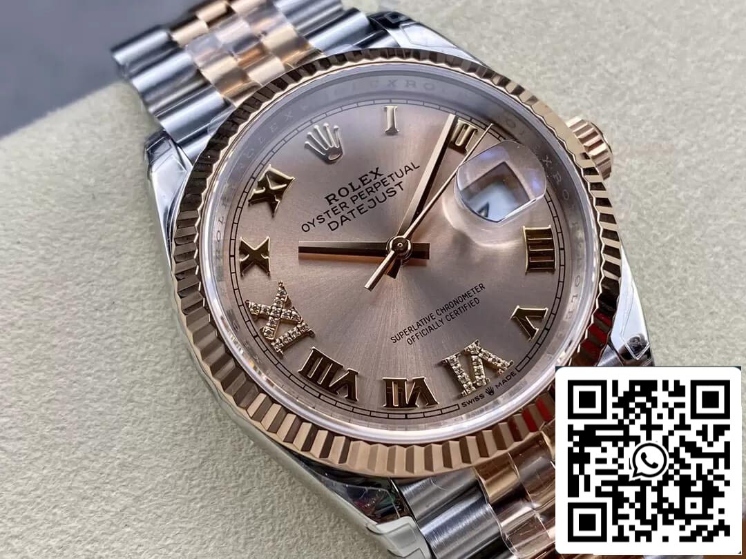 Rolex Datejust M126231-0027 36MM 1:1 edizione migliore VS Fabbrica Oro quadrante
