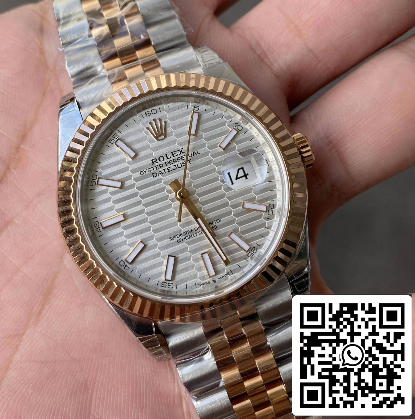 Rolex Datejust M126331-0018 41MM 1:1 edición mayor VS Fabbrica quadrante argento