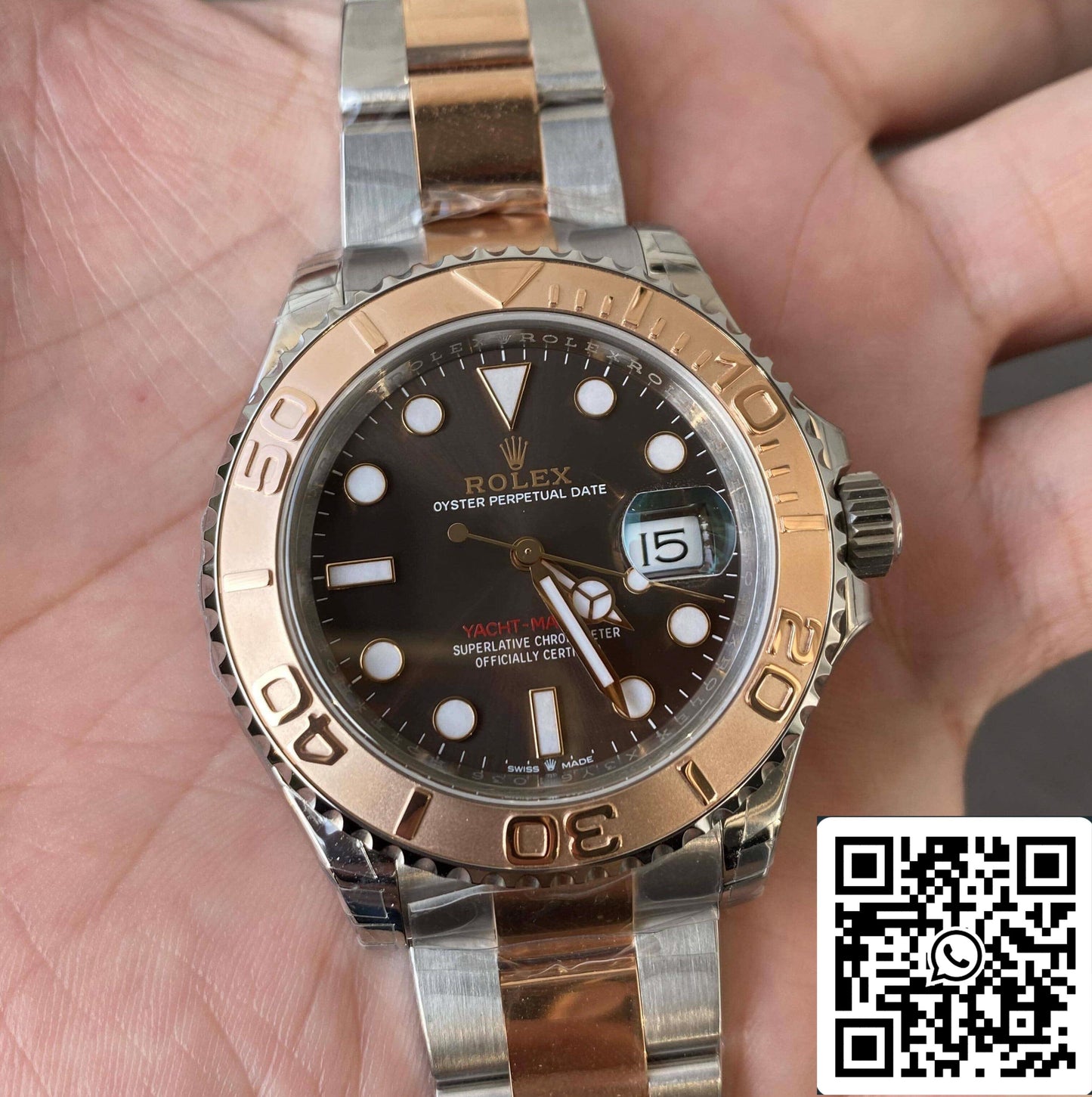 Rolex Yacht‑Master M126621-0001 1:1 edizione migliore VS Fabbrica Chocolate quadrante