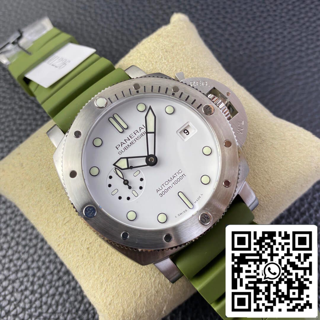 SBF Panerai Submersible PAM01226 1:1 edição melhor VS Fabbrica quadrante branco