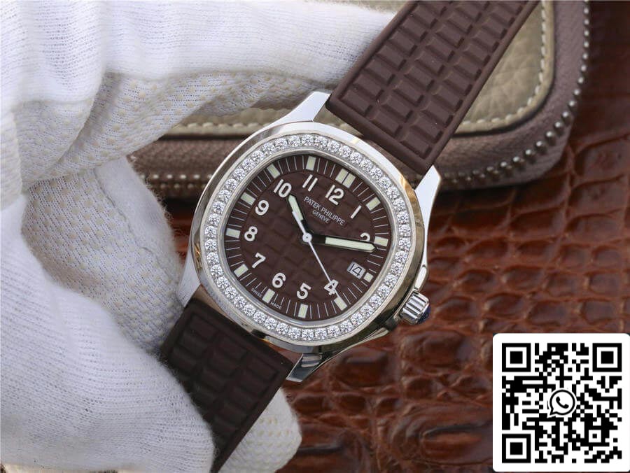 Patek Philippe Aquanaut 5067A-023 1:1 Best Edition PPF Fabbrica Diamond Brown Dial