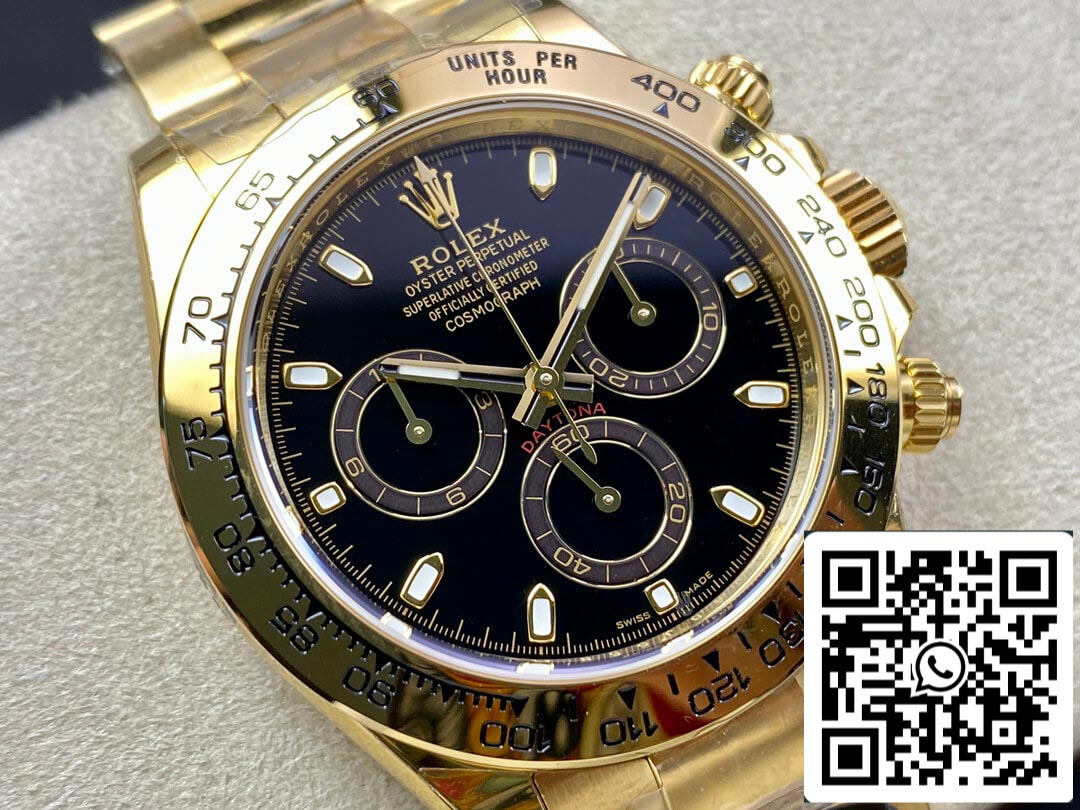 Rolex Daytona M116508-0004 1:1 edição melhor BT Fabbrica Amarelo Ouro