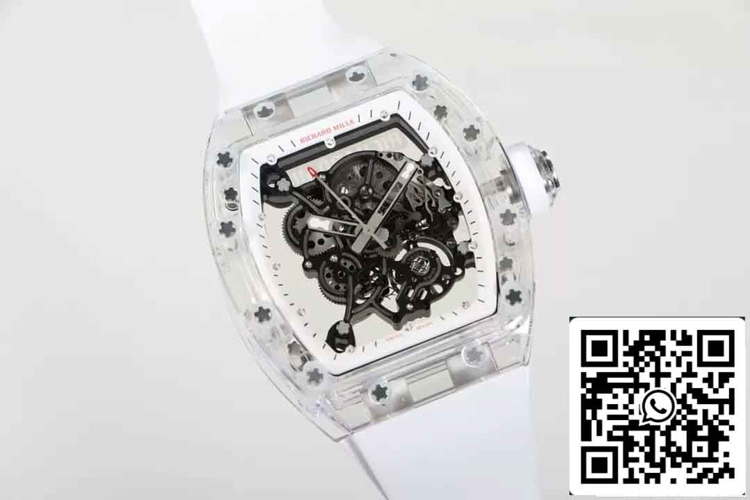 Richard Mille RM055 Best 1:1 Edition RM Fabbrica Rubber cinturino