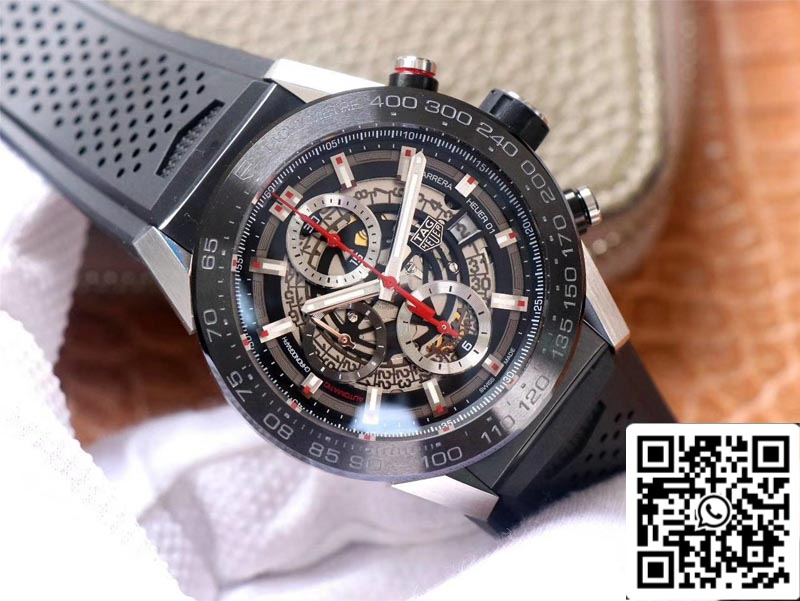 TAG Heuer Carrera CAR201V.FT6046 1:1 Best Edition XF Fabbrica Black Dial Swiss HEUER 01