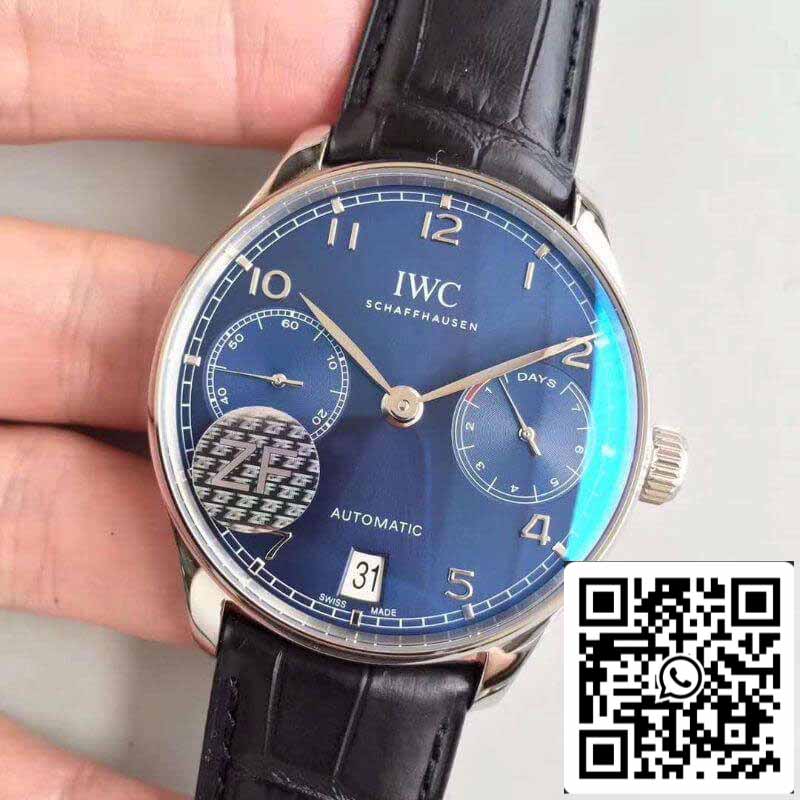 Relógios mecânicos IWC Portugueses IW500703 ZF Fabbrica 1:1 Best Edition Swiss ETA52010