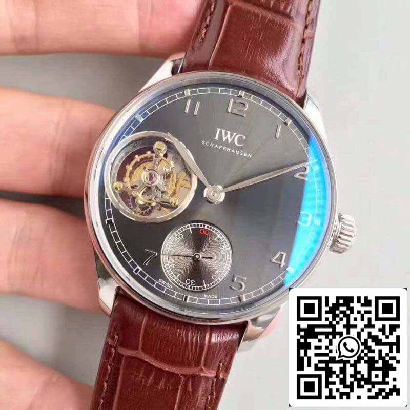 IWC Portuguese Tourbillon IW546301 YL Fabbrica 1:1 Best Edition Swiss Tourbillon Anthracite Dial