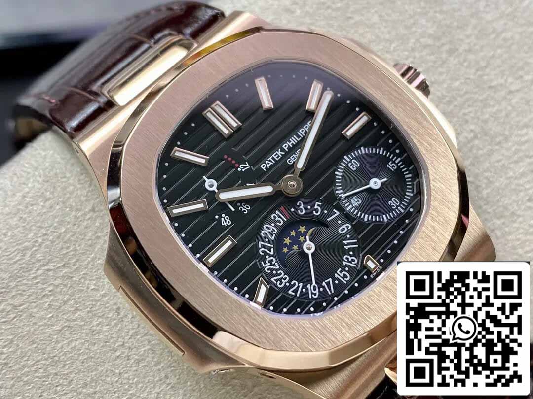 Patek Philippe Nautilus 5712 1:1 edizione migliore GR Fabbrica Pelle cinturino