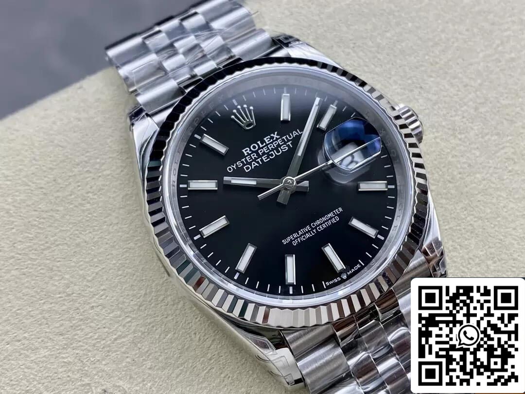 Rolex Datejust M126234-0015 36MM 1:1 edizione migliore VS Fabbrica quadrante nero