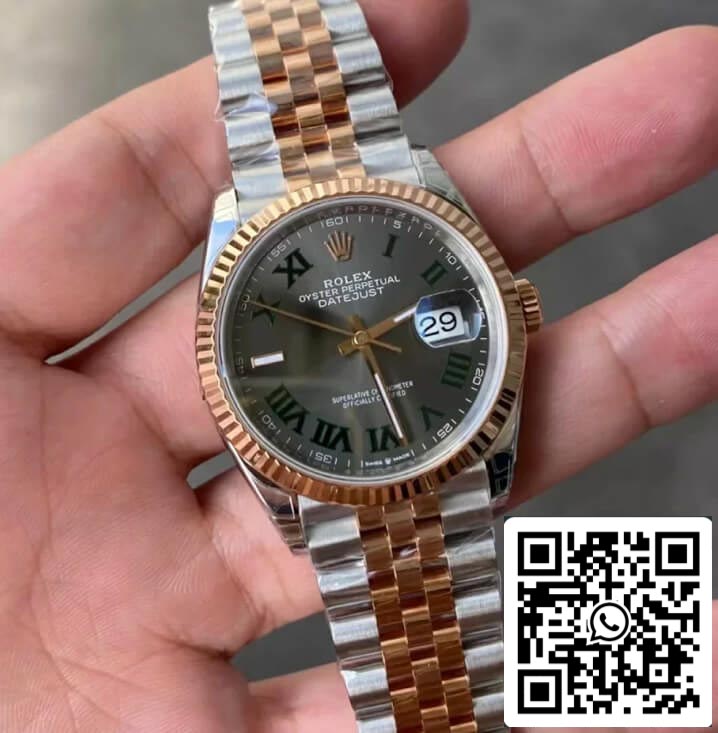 Rolex Datejust M126231-0029 36MM 1:1 edizione migliore VS Fabbrica Gray quadrante