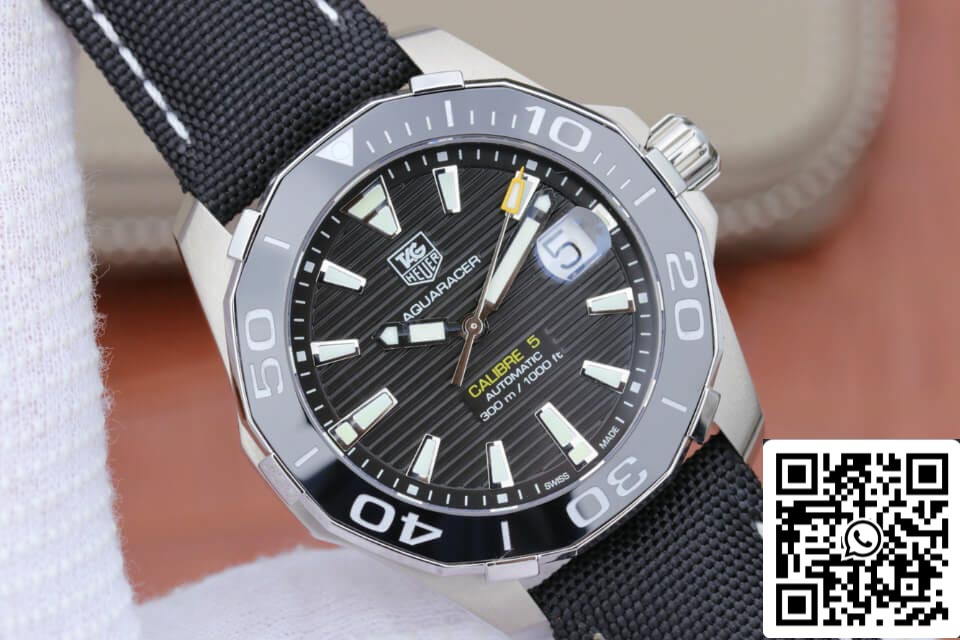 Tag Heuer Aquaracer 300M WAY211A.FC6362 1:1 Best Edition V6 Fabbrica Black Dial