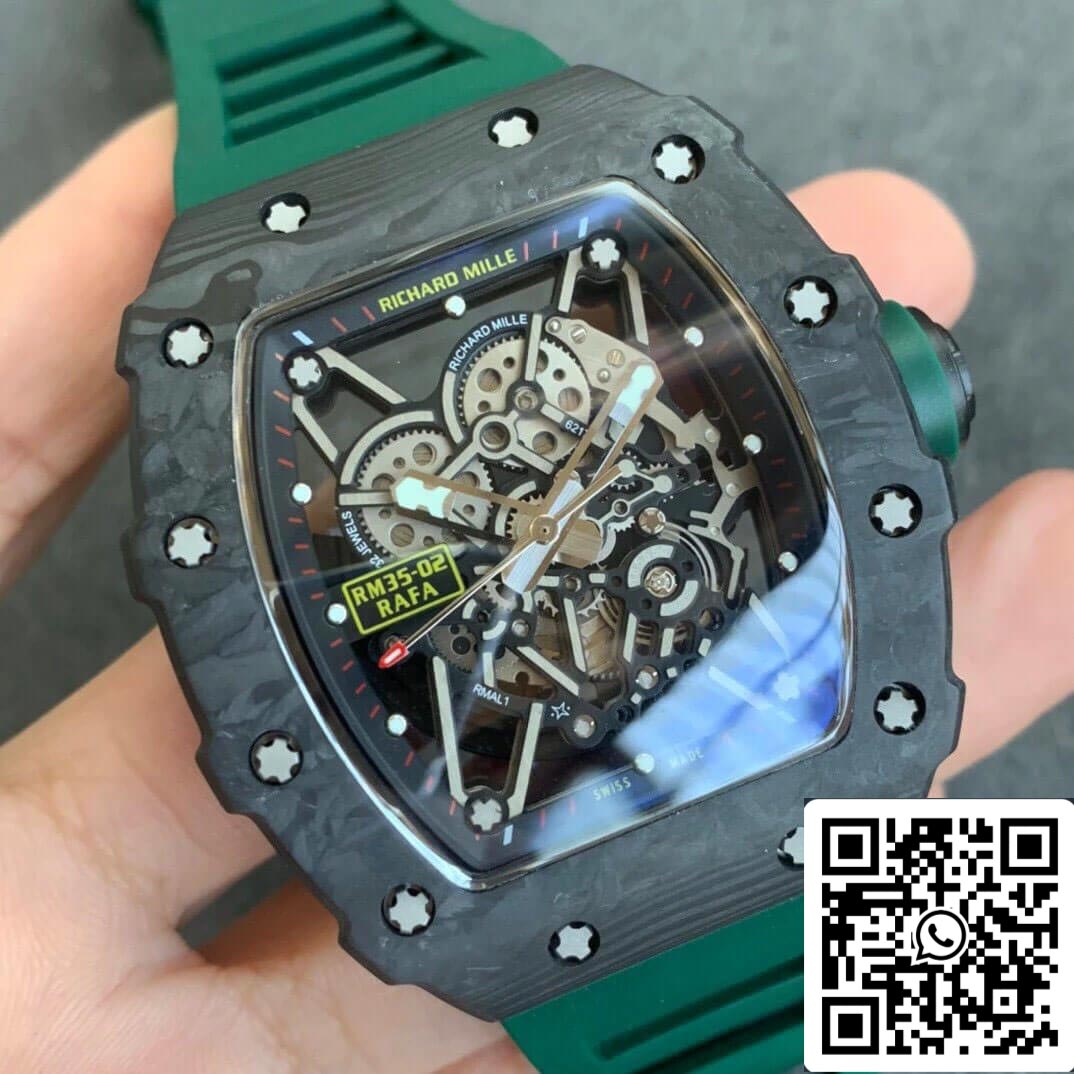 Richard Mille RM035-02 1:1 Best Edition KV Fabbrica V3 Green cinturino