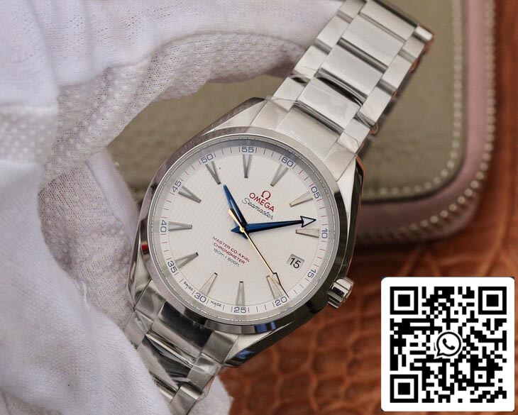 Omega Seamaster 231.10.42.21.02.002 1:1 edição melhor VS Fabbrica quadrante branco