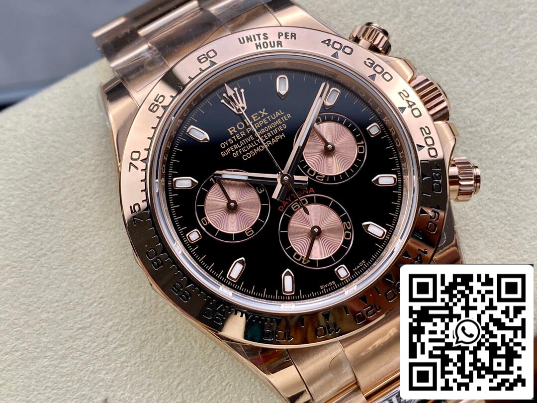 Rolex Daytona M116505-0008 1:1 edizione migliore BT Fabbrica quadrante nero