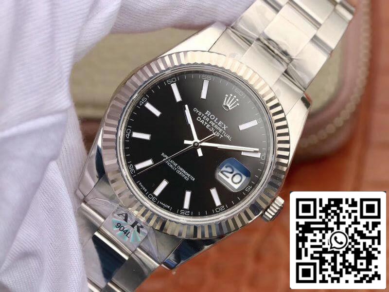 Rolex Datejust 126334 41mm AR Fabbrica Men Watches 1:1 edizione migliore Swiss EAT2824 quadrante nero