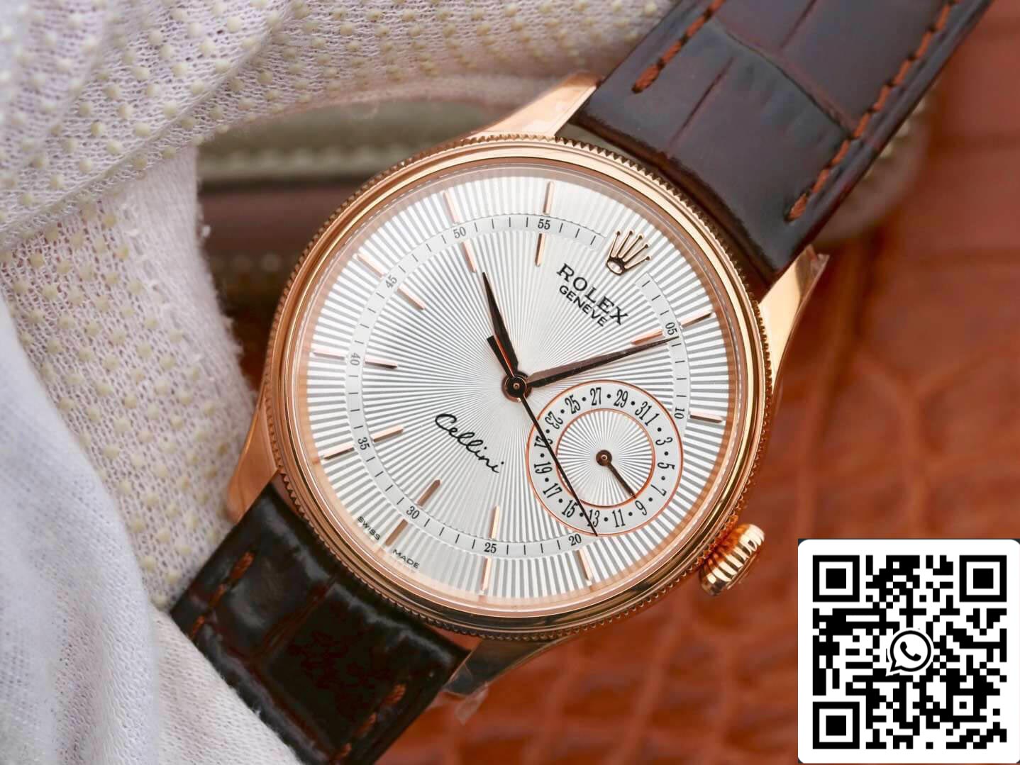 Rolex Celini Date M50515-0008 1:1 Best Edition MKS Fabbrica Silver Dial