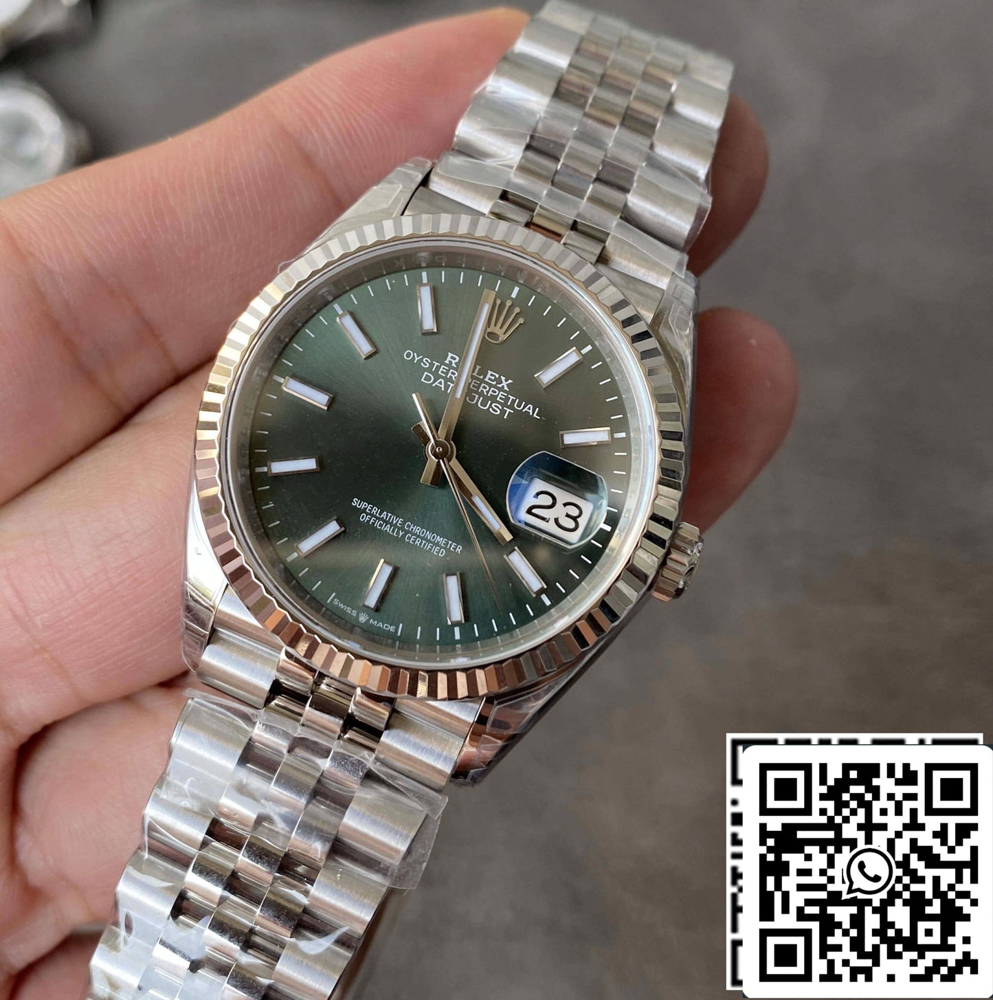 Rolex Datejust M126234-0051 36MM 1:1 edizione migliore VS Fabbrica Acciaio cinturino