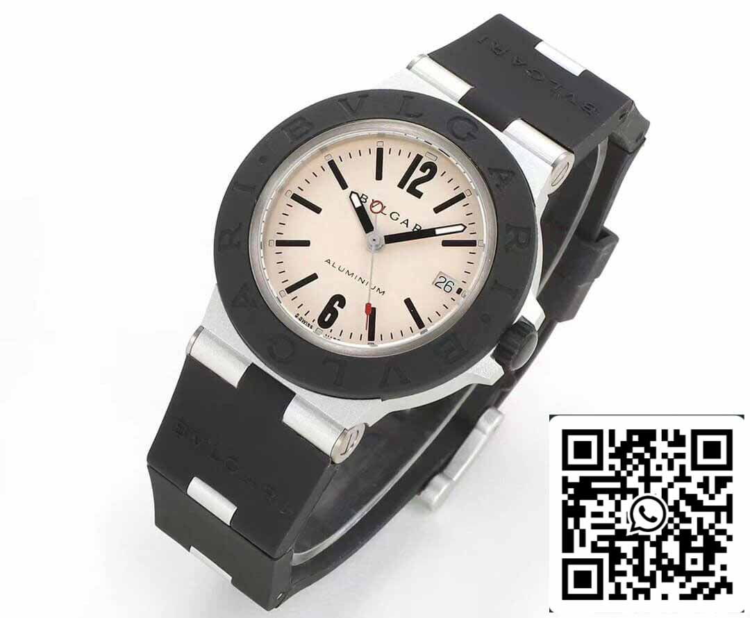 Bvlgari Aluminio 103382 1:1 edizione migliore BV Fabbrica Gris cuadrante