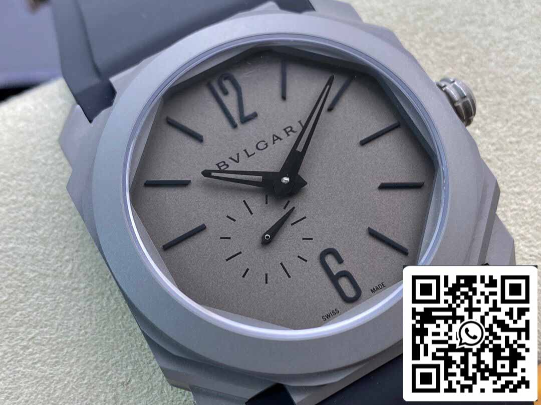 Bvlgari Octo Finissimo 1:1 edición mejorada BV Fabbrica V2 Gomma cinturino