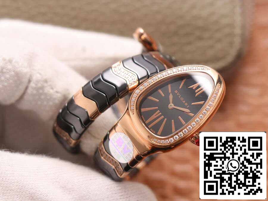 Bvlgari Serpenti 1:1 edición migliore BV Fabbrica Rosa Oro Diamantes