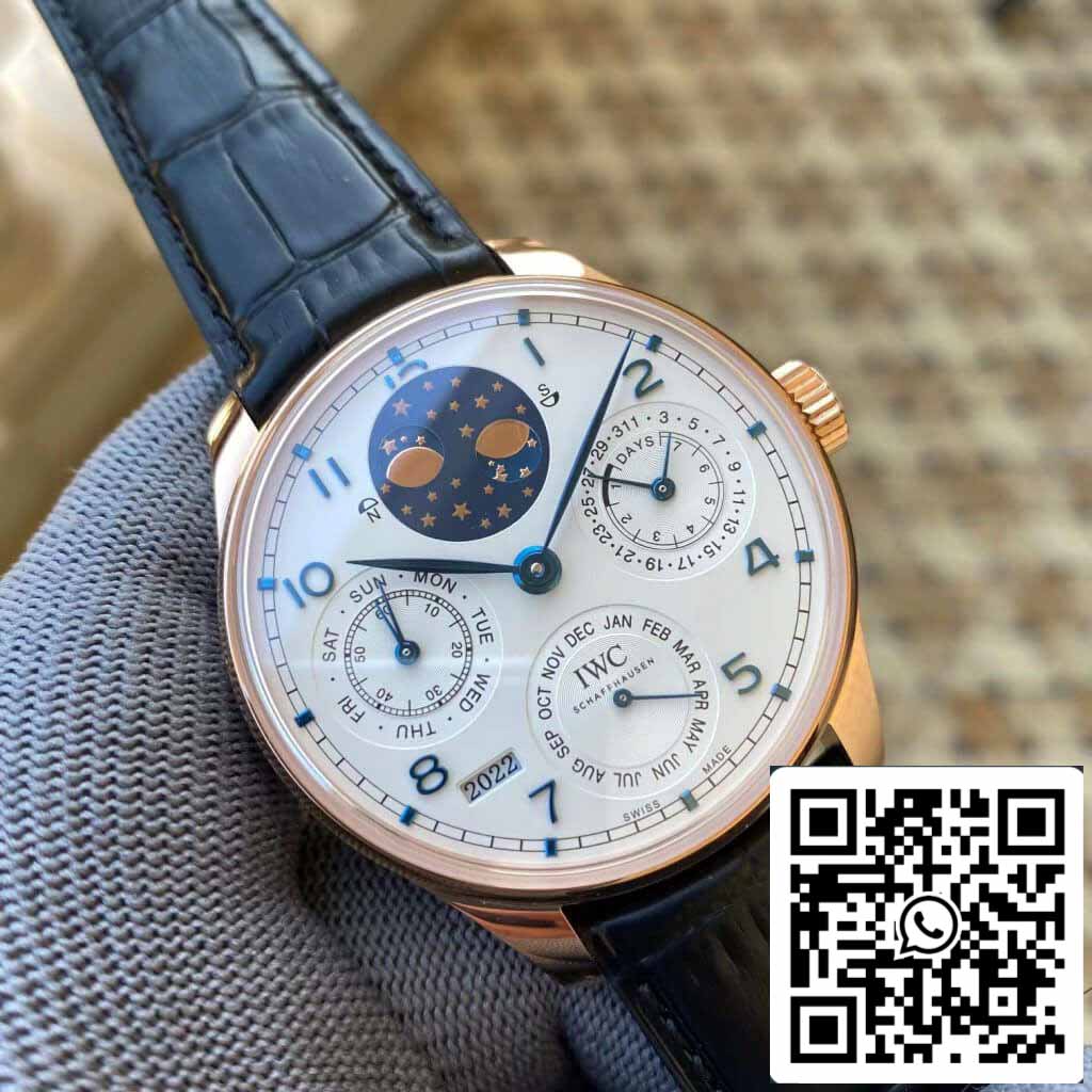 IWC Portuguese Perpetual Calendar IW503405 1:1 edizione migliore APS Fabbrica quadrante bianco