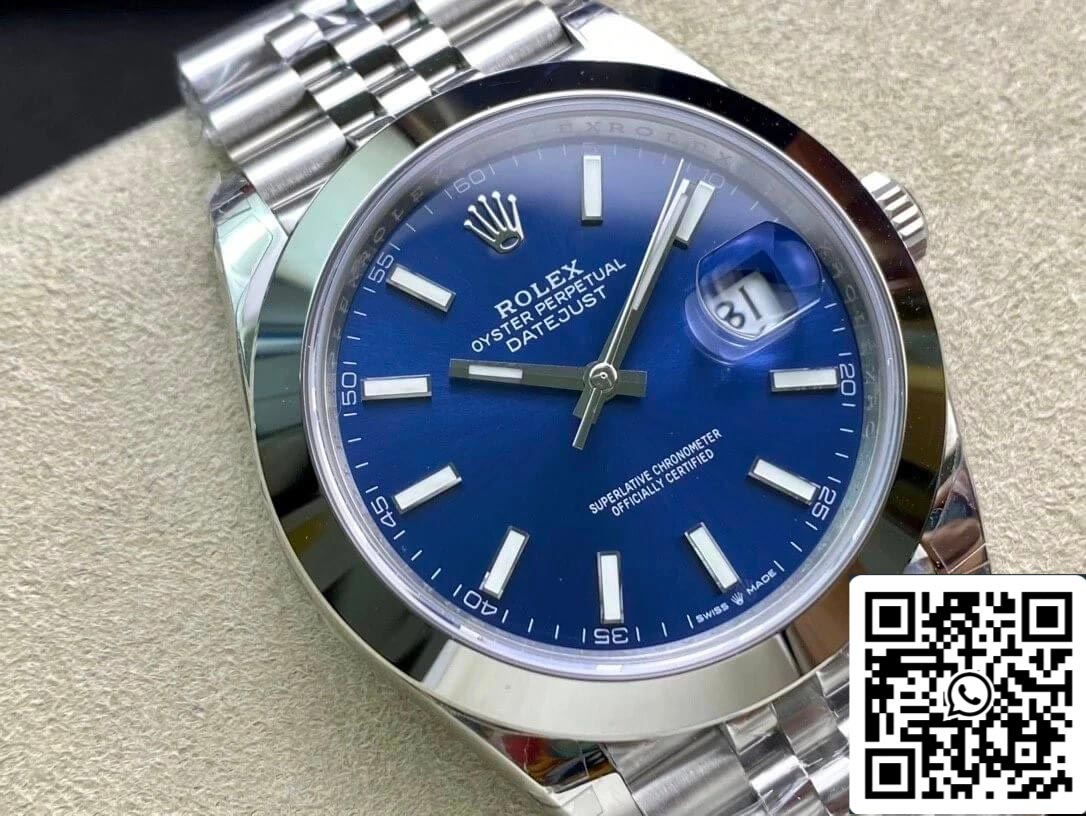 Rolex Datejust M126300-0002 41MM 1:1 edizione migliore VS Fabbrica quadrante blu
