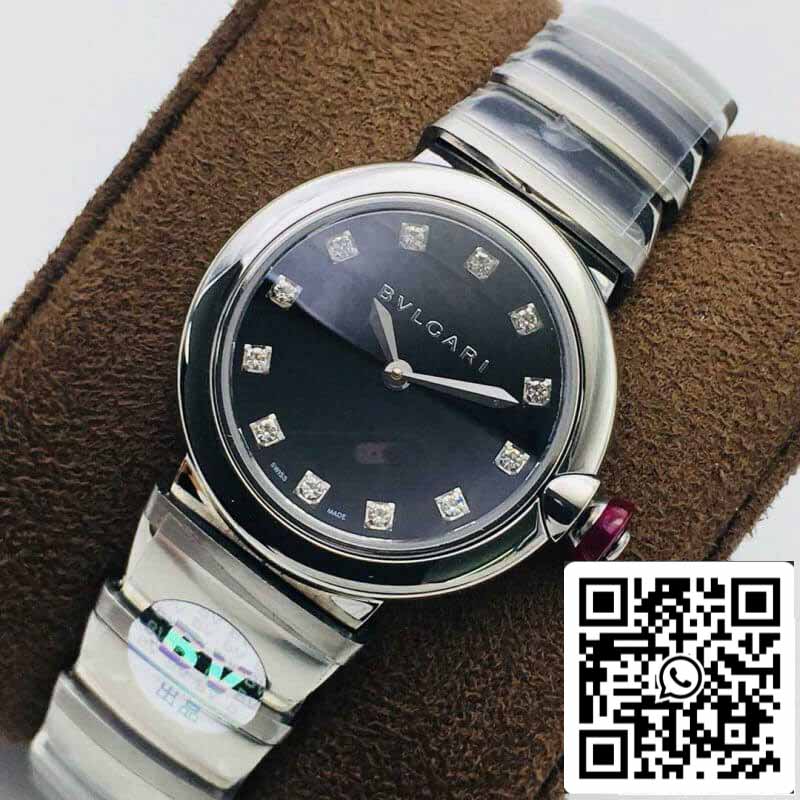 Bvlgari LVCEA 1:1 edición mejorada BV Fabbrica acciaio inossidabile quadrante nero