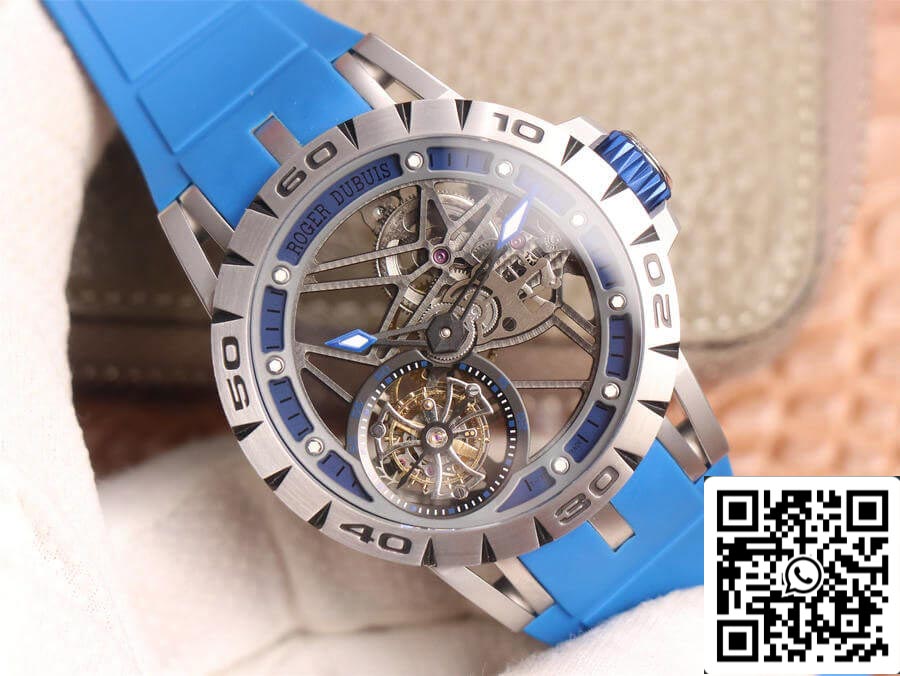 Roger Dubuis Excalibur Spidr RDDBEX0479 1:1 edizione migliore JB Fabbrica Tourbillon Skeleton Dial