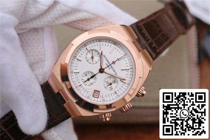 Vacheron Constantin Overseas 5500V/000R-B074 8F Fabbrica 1:1 edizione migliore Swiss ETA7750 quadrante argento