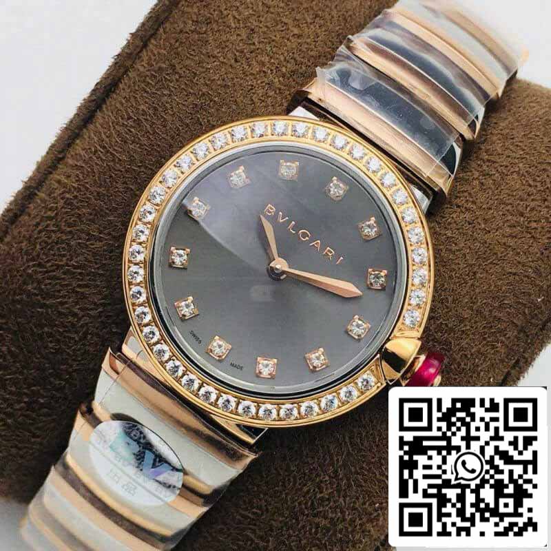 Bvlgari LVCEA 1:1 edizione migliore BV Fabbrica Rosa Oro Gray quadrante