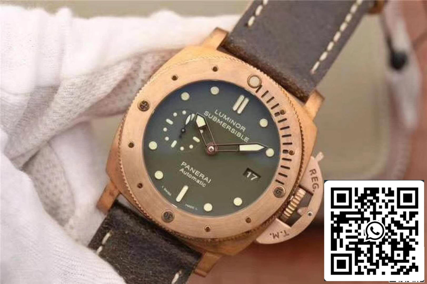 Panerai Luminor Submersible PAM382 VS Fabbrica 1:1 edizione migliore Swiss ETA P9000