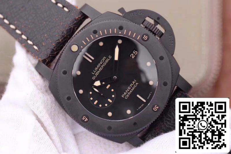 Panerai Luminor Submersible PAM508 VS Fabbrica 1:1 edizione migliore Swiss ETA P9000 Nero Superlumed quadrante