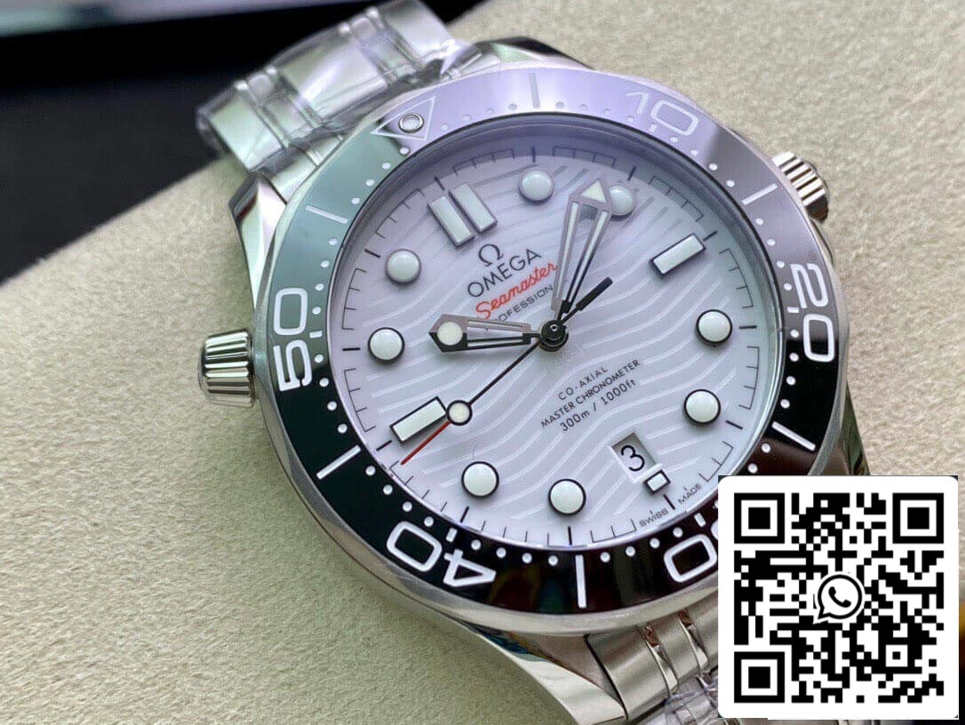 Omega Seamaster Diver 300M 210.30.42.20.04.001 1:1 Best Edition OR Fabbrica White Dial
