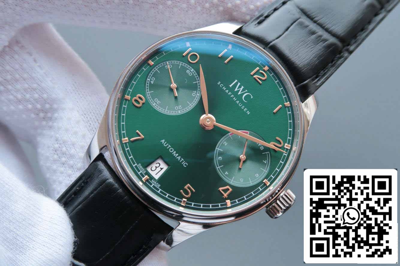 IWC Portugieser IW500708 1:1 Best Edition ZF Fabbrica V5 Green Dial