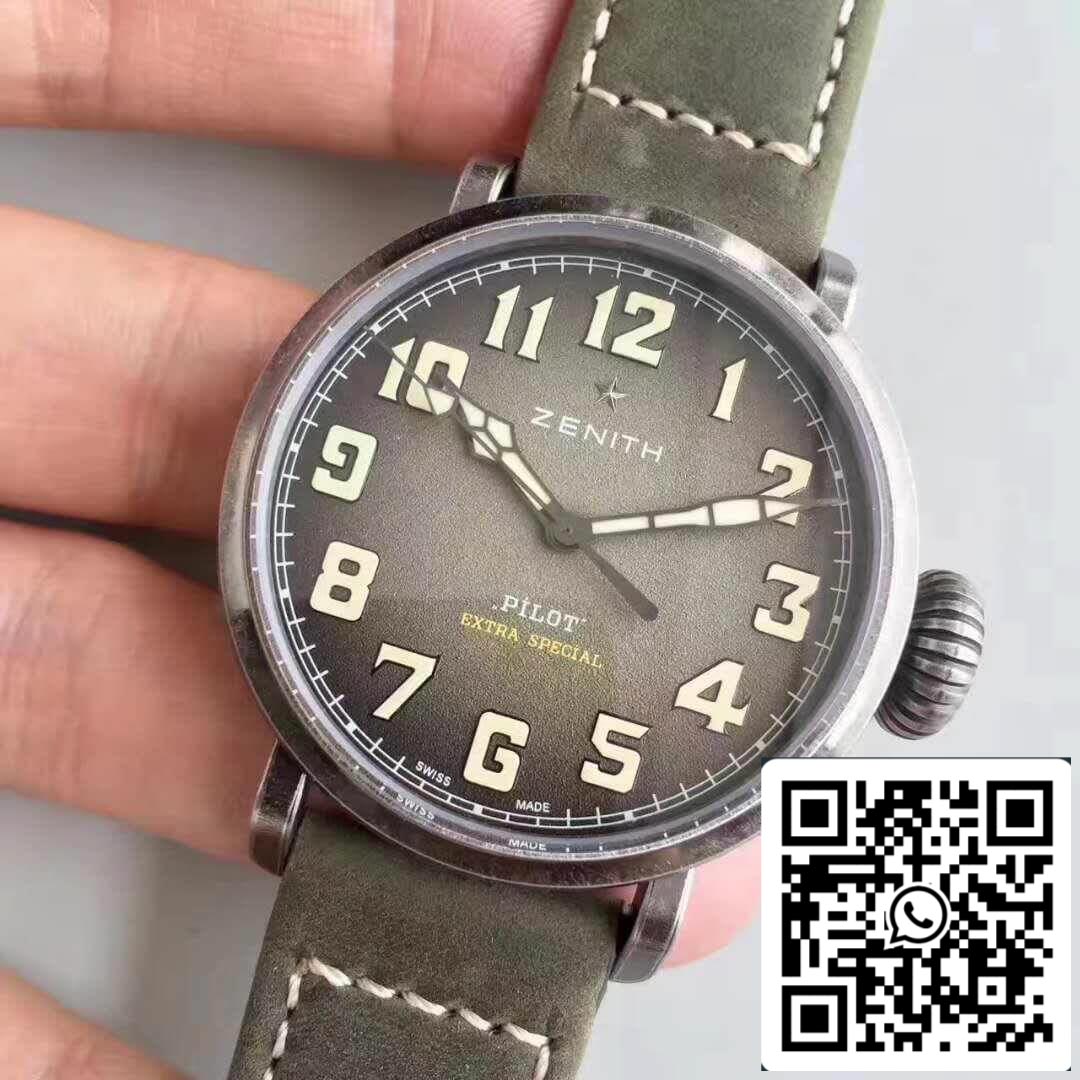 Zenith Pilot 11.1943.679/63.C800 XF Fabbrica 1:1 Best Edition Swiss ETA9015