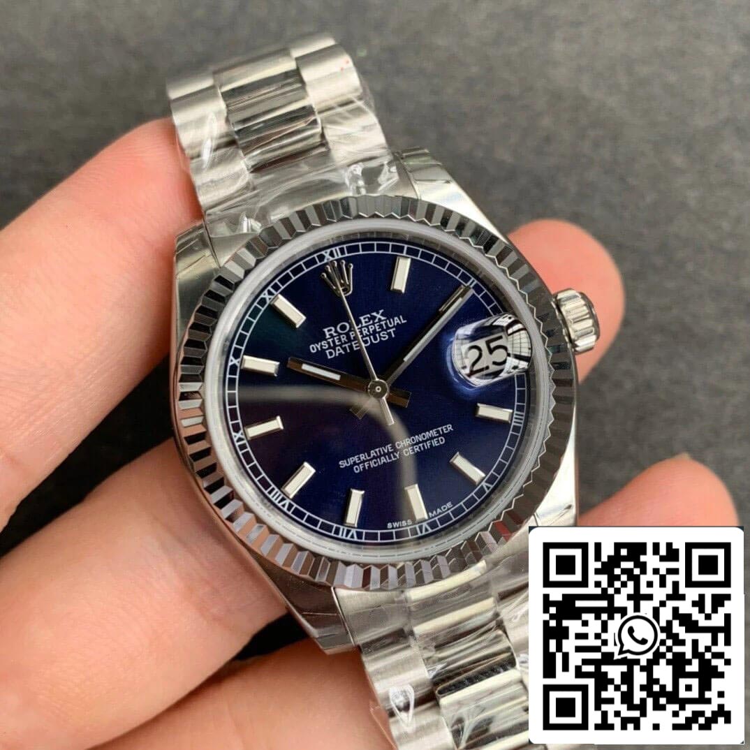 Rolex Datejust M178274-0038 1:1 edizione migliore GS Fabbrica quadrante blu