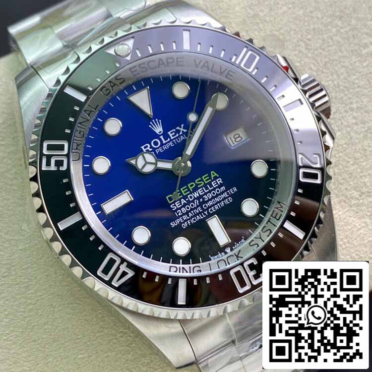 Rolex Deepsea Sea-Dweller 116660 “D-Blu” AR Fabbrica 1:1 edición migliore Swiss ETA3135 Blu/quadrante nero