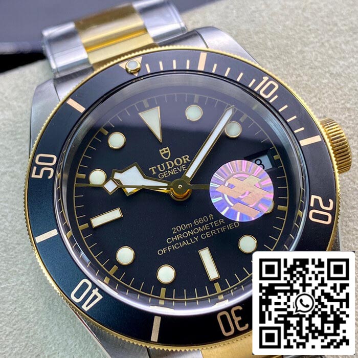 Tudor Heritage Black Bay M79733N-0002 ZF Fabbrica 1:1 Best Edition Swiss ETA2824-2 Two Tone acciaio inossidabile bracciale