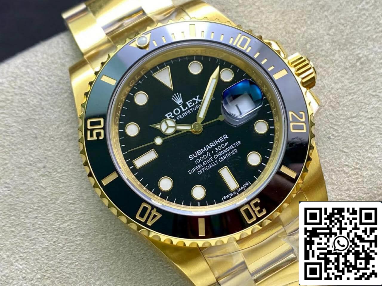 Rolex Submariner 116618LN-97208 40mm 3135 movimento VS Fabbrica quadrante nero