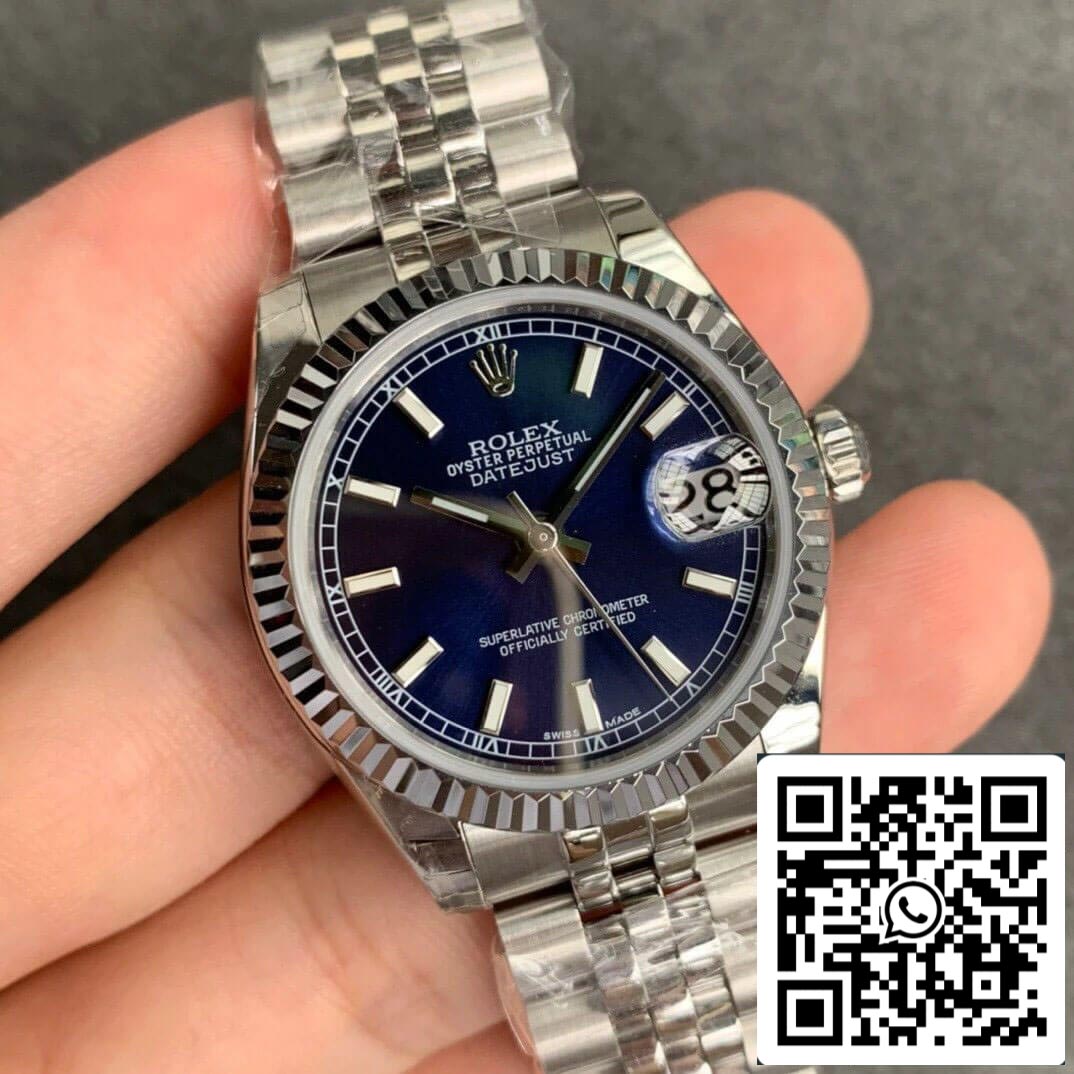 Rolex Datejust M178274-0037 1:1 edição melhor GS Fabbrica quadrante azul