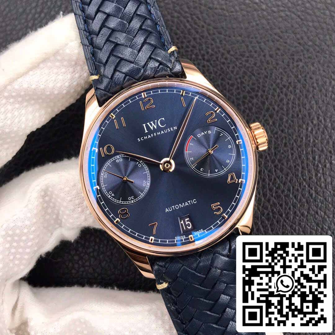 IWC Portugieser IW500713 1:1 Mejor Edición ZF Fabbrica Esfera Azul