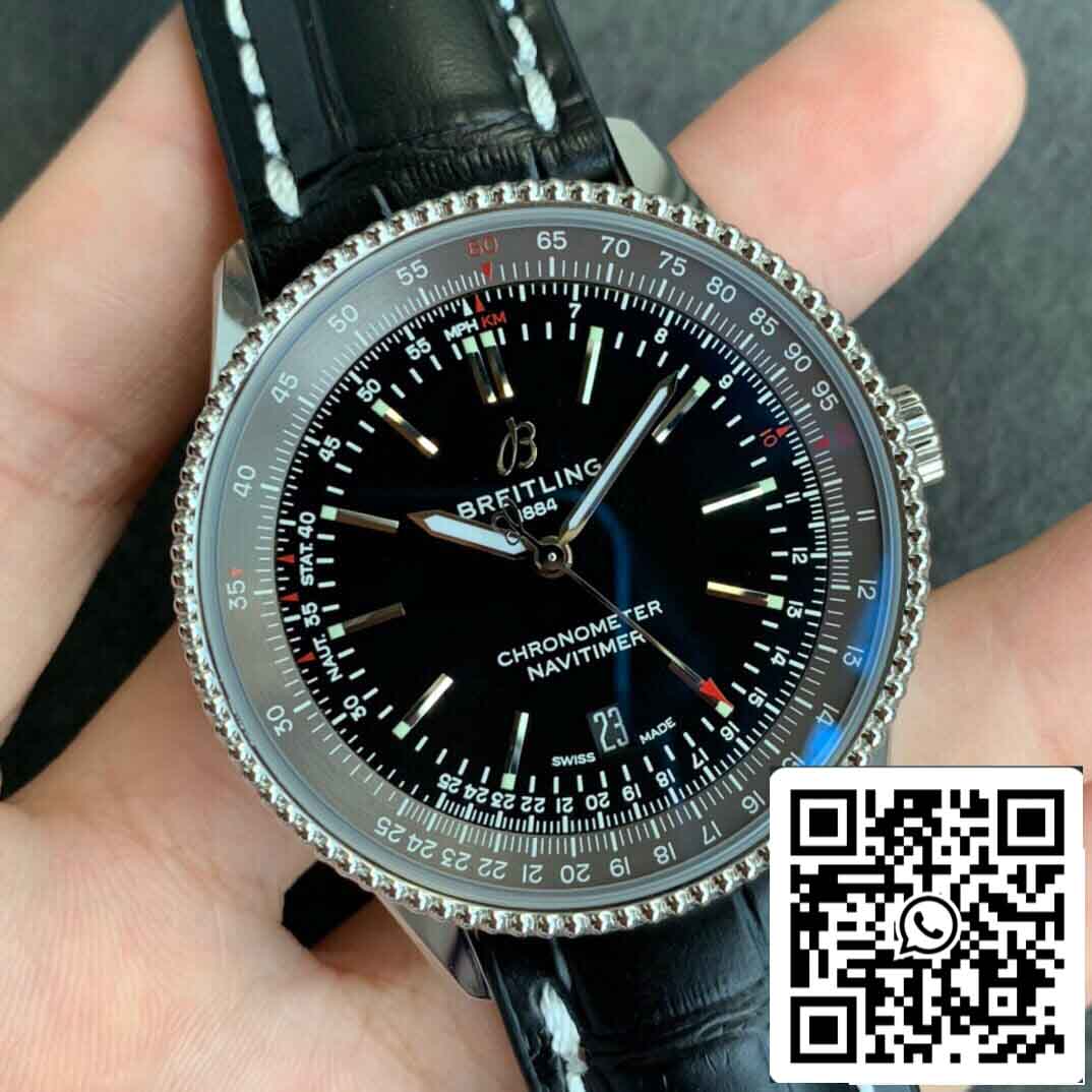 Breitling Navitimer 1 1:1 Best Edition V7 Fabbrica Black Dial