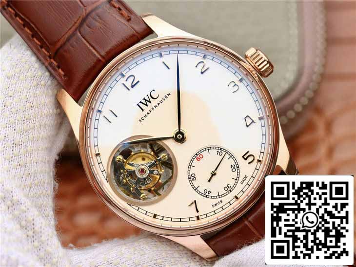IWC Portuguese Tourbillon IW546302 1:1 Best Edition ZF Fabbrica Silver Dial