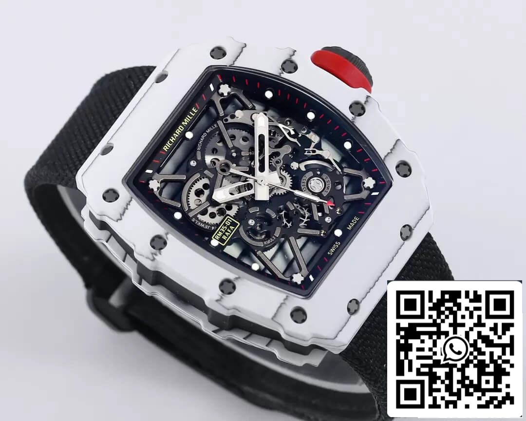 Richard Mille RM35-01 1:1 edição melhor BBR Fabbrica Nero cinturino