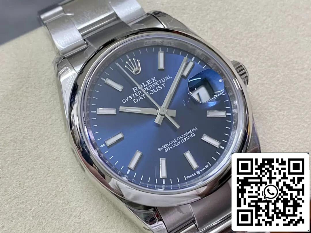 Rolex Datejust M126200-0005 36MM 1:1 edición mayor VS Fabbrica quadrante blu