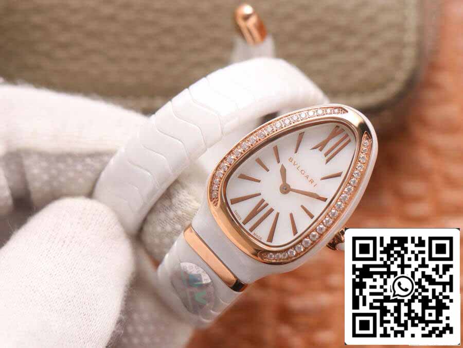Bvlgari Serpenti 102613 1:1 edición mejor BV Fabbrica quadrante bianco