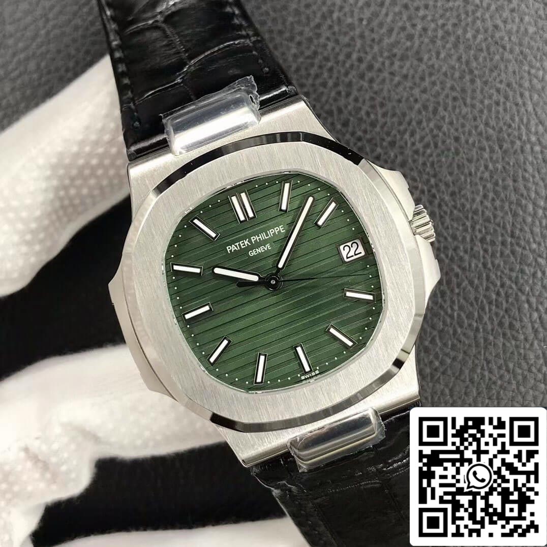 Patek Philippe Nautilus 5711/1A-014 1:1 edizione migliore 3K Fabbrica Olive quadrante verde