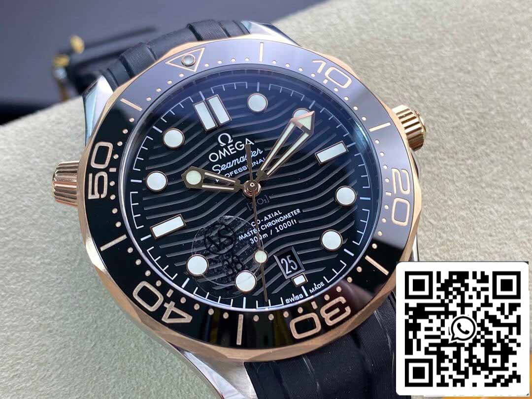 Omega Seamaster Diver 300M 210.22.42.20.01.002 1:1 edição melhor VS Fabbrica lunetta em cerâmica