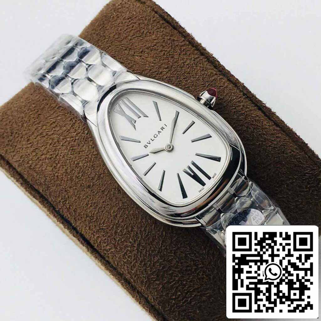 Bvlgari Serpenti 103141 1:1 edizione migliore BV Fabbrica Argento quadrante bianco